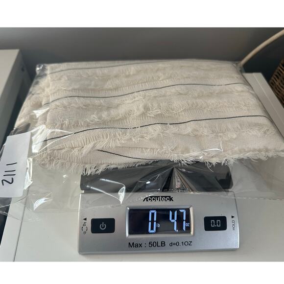 Maeve Anthropologie Sz 6‎ Quinn Cream Fringe Textured Cami Tank Top Square Neck - Picture 12 of 12